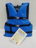 Adult Lifejacket by Airhead. Personal Flotation Device for 90+ pounds - New