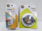 2 Child Safety Items by Safety 1st: Plug Protectors & Deadbolt Lock - New