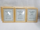 12 Document Frames 8.55x11 Wood Collection