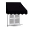Aleko 4'x2' Window Awning Kit - Black - Open Box - New