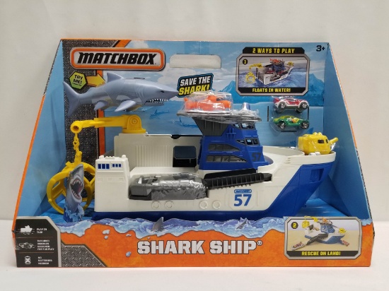 Matchbox Shark Ship Play Set - New