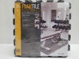 CAP Foam Tile Flooring with Diamond Plate Texture - 12pcs of 12x12in Interlocking Mats - New