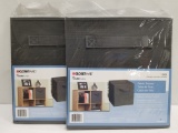 Closetmaid Fabric Drawer Cubes (Qty 2) Black - New