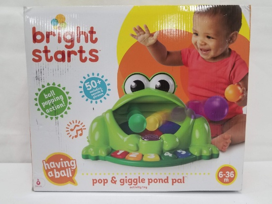 Bright Starts "Having a Ball" - Pop & Giggle Pond Pal - Open Box
