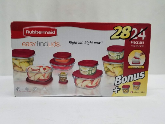 Rubbermaid 28 pc Set including Lids - New