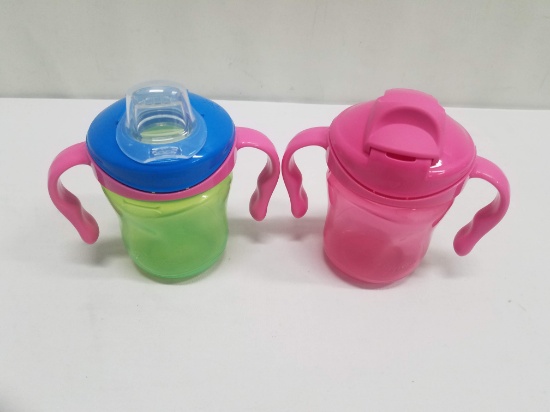 Playtex Six Ounce Sippy Cups Qty 2. No Packaging - New