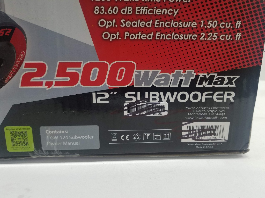 gw 124 power acoustik