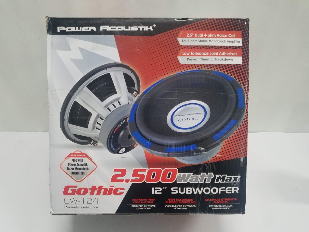 power acoustik gothic 12 2500 watt