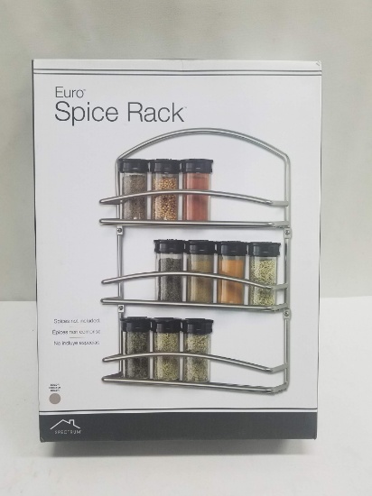 Euro Spice Rack, Spices & Jars not Included - New