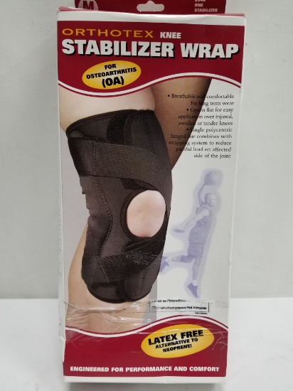 Orthotex Knee Stabilizer Wrap for Osteoarthritis - Latex Free - New