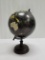 Decorative Tabletop Globe - Dark Theme - Base is Cracked