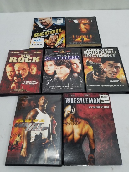 7 DVD Movies Rated R: Recoil -to- Wrestlemaniac