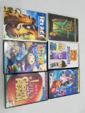 6 Movies on DVD, Rated PG: Black Cauldron -to- James & the Giant Peach