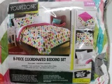 Your Zone Twin Bedding Set - Multi Chevron, Missing Flat Sheet