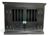 Pet Kennel with Easy-Remove Tray - Side & Double Front Doors - Top Scratched