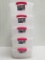 Sterilite Storage Bins (Qty 5) - 15 Qt/14L, Fuchsia Burst - New