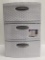 Sterilite 3 Drawer Wide Weave Tower - White - New