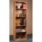 Five Shelf Bookcase - Oak, 23 3/4