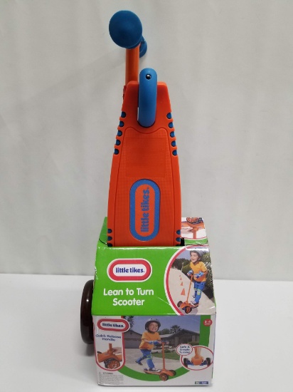 Little Tikes "Lean to Turn" Scooter - Orange, Blue - New