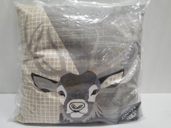 Bruno Home Decorative Pillow - Deer - New