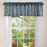 Lush Cocoa Flower Window Valances (Qty 2) - Cocoa Flower, 84