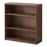 3 Shelf Bookcase - Canyon Walnut - New