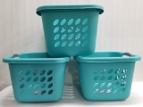 Sterilite Ultra Laundry Baskets (Qty 3) - Teal Splash - New