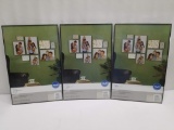 11x17in Picture Frames (Qty 3) - Mainstays, Black - New