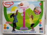 Little Tikes Totsports Easy Score Basketball Set - Purple/Pink/White - Open Box, New