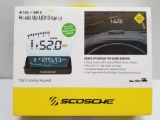 Scosche Heads Up LED Display for OBD II Compatible Cars - Open Box, New