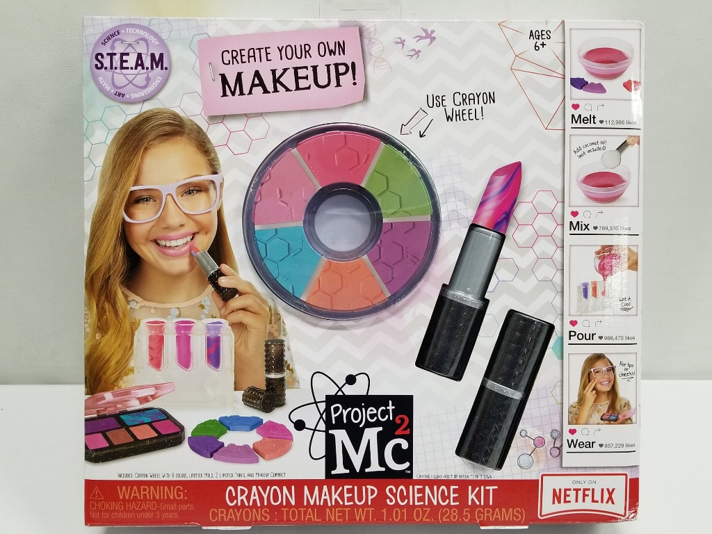 crayon makeup science kit