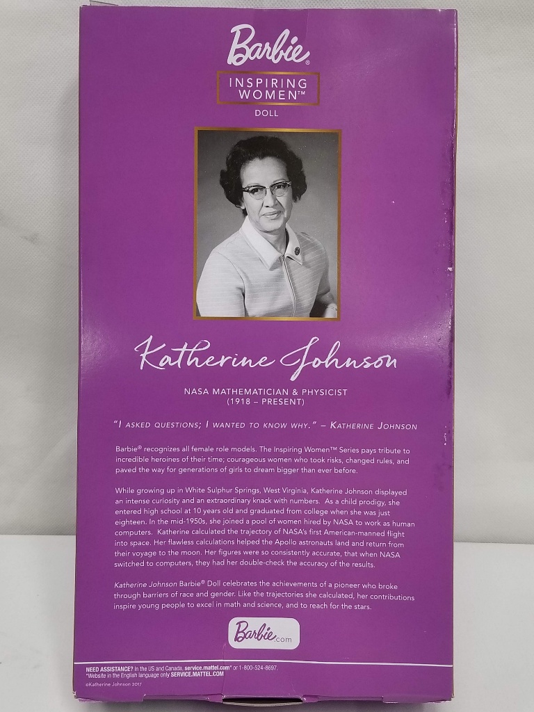 barbie signature katherine johnson