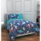 Mainstays Kids Twin Complete Bedding Set - 5pc, Spaceships - New
