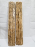 Decorative Bamboo Fencing/Privacy Wall - 4' Tall - New