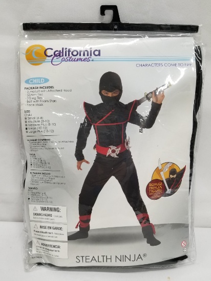 California Costumes "Stealth Ninja" Kids Costume - Large (Size 10-12) - New