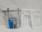 Over Cabinet Trash, 2 Silverware Organizers, Trash works with Gallon Trash Bags - New