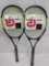 2 Wilson Tennis Racquets, Wilson Advantage XL Headsize - New