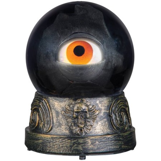 Halloween Decor "Eyeball in Crystal Ball" - Open Box, New