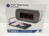 Timex Dual Alarm, Timex, Play Your Music, Battery Backup - New