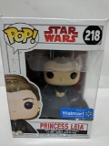 Funko Pop Star Wars Princess Leia, 218, Box Slighly Damaged - New
