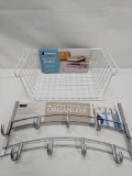 Under the Shelf Basket Organizer, Over Door Organizer - New