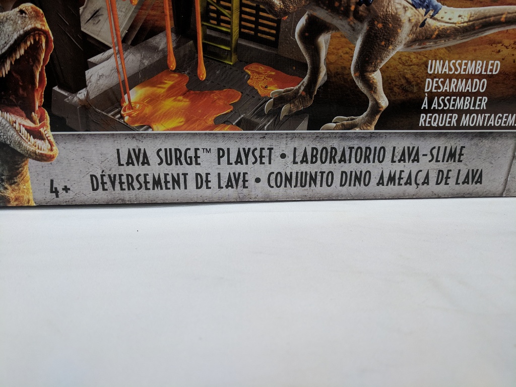 jurassic world lava surge playset