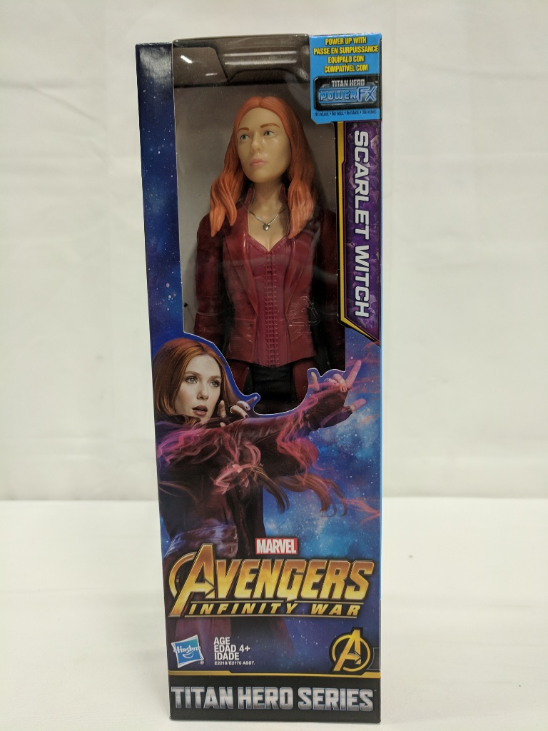 Scarlet Witch Action Doll, Avengers Infinity War, Titan Hero Series - New |  Online Auctions | Proxibid