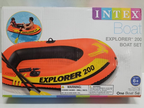 Intex Explorer 200 Boat Set - New