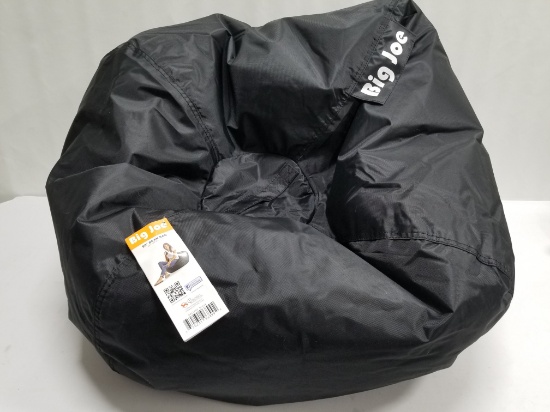 Big Joe 98" Black Bean Bag Chair - New