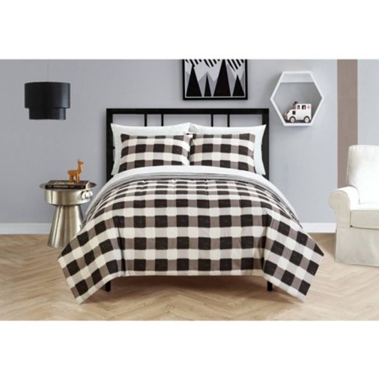 YourZone Full 7pc Bed-In-A-Bag Set - Idea Nuova, Checkered - New
