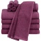 6 PC Raspberry Towel set, 2 Bath Towels, 2 Hand Towels, 2 Washcloths - New