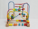 Timy First Bead Maze Roller Coaster Wooden Educational Toy for Toddlers - New