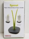 Sprout Paper Towel & Toilet Paper Holder - New