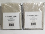 Crushed Voile Sheer Window Panels (Qty 2) - 51